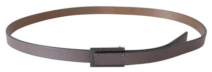 Costume National Elegant Brown Leather Fashion Belt Costume National