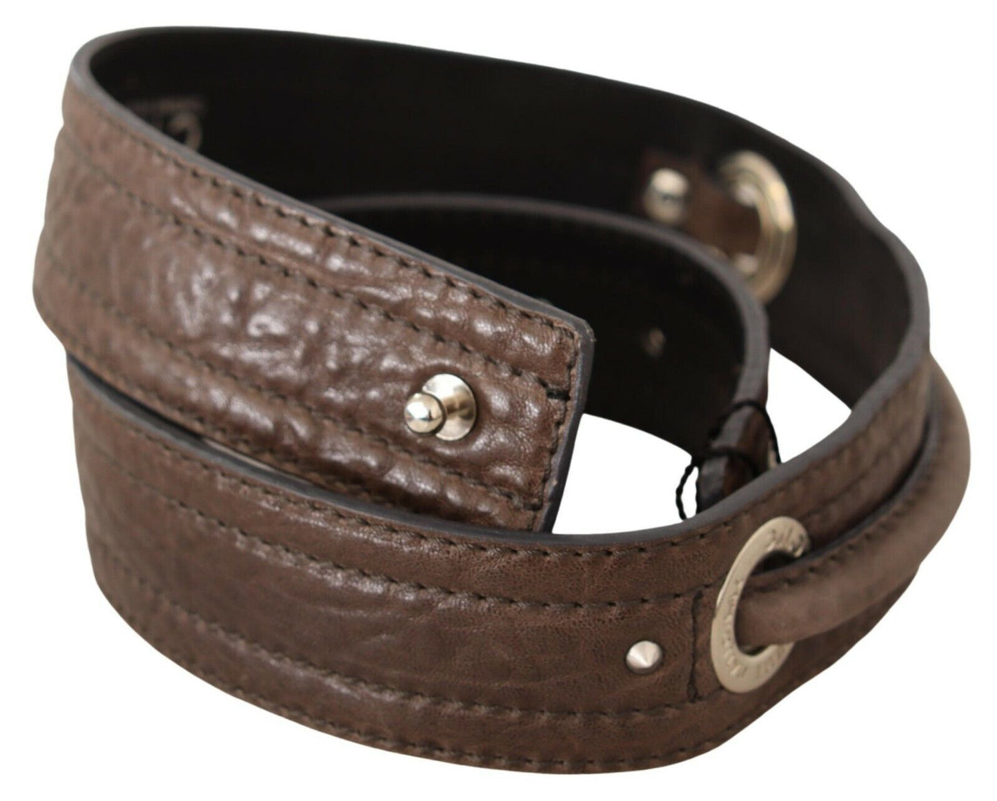 Costume National Elegant Brown Leather Fashion Belt Costume National