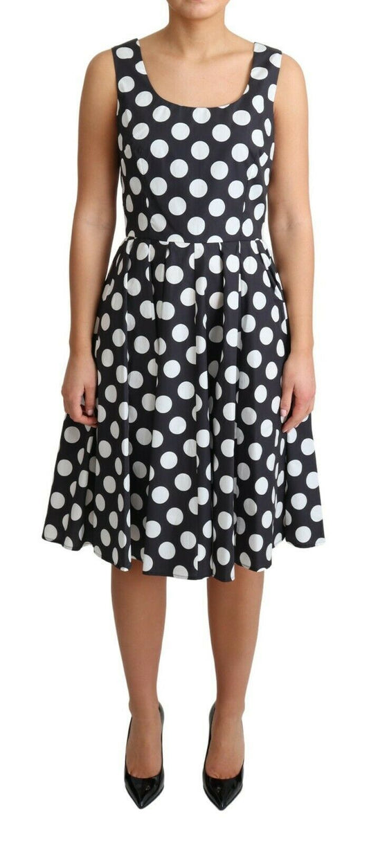 Dolce & Gabbana Polka Dot Sleeveless A-Line Dress Dolce & Gabbana