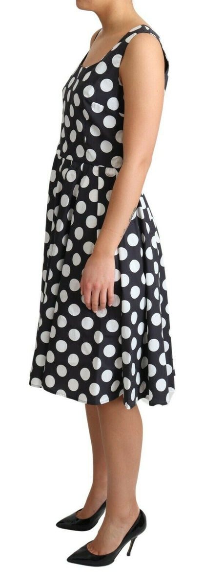 Dolce & Gabbana Polka Dot Sleeveless A-Line Dress Dolce & Gabbana