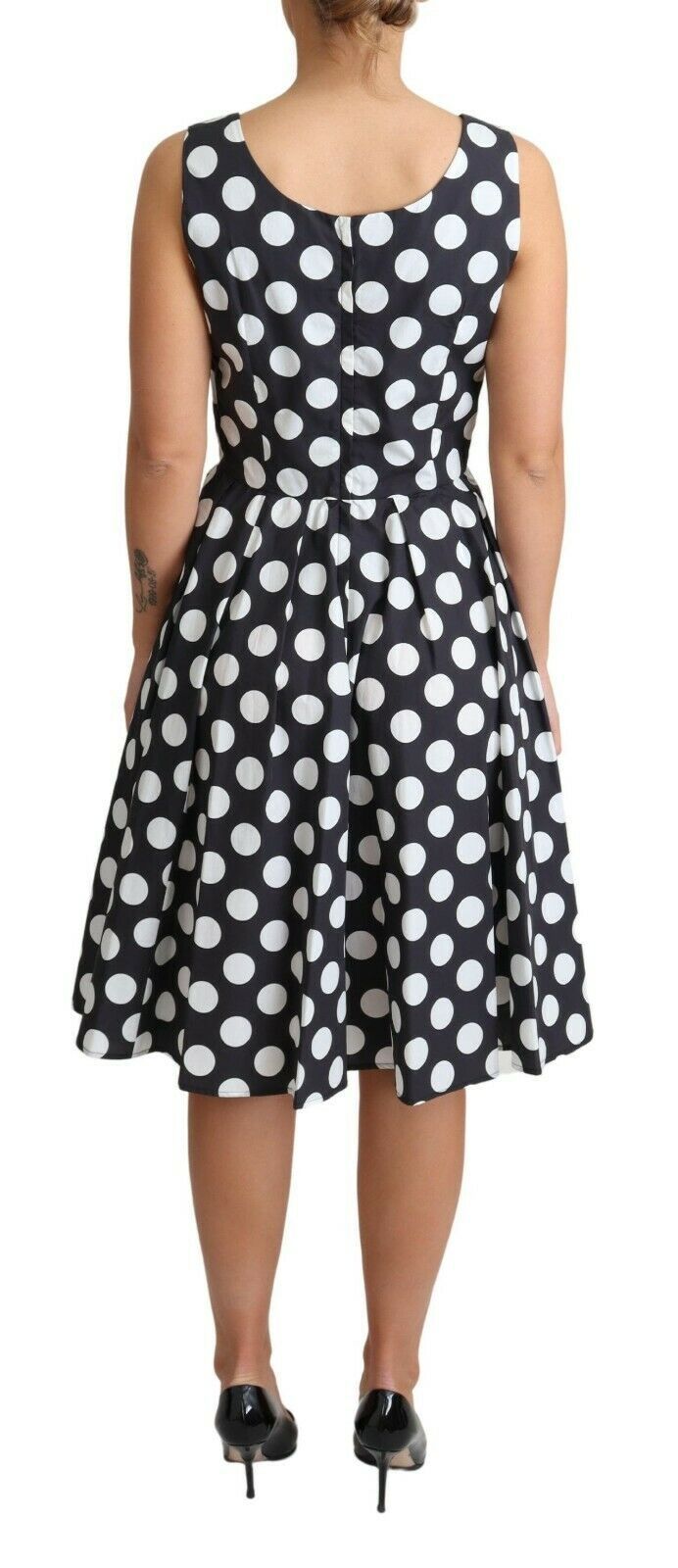 Dolce & Gabbana Polka Dot Sleeveless A-Line Dress Dolce & Gabbana