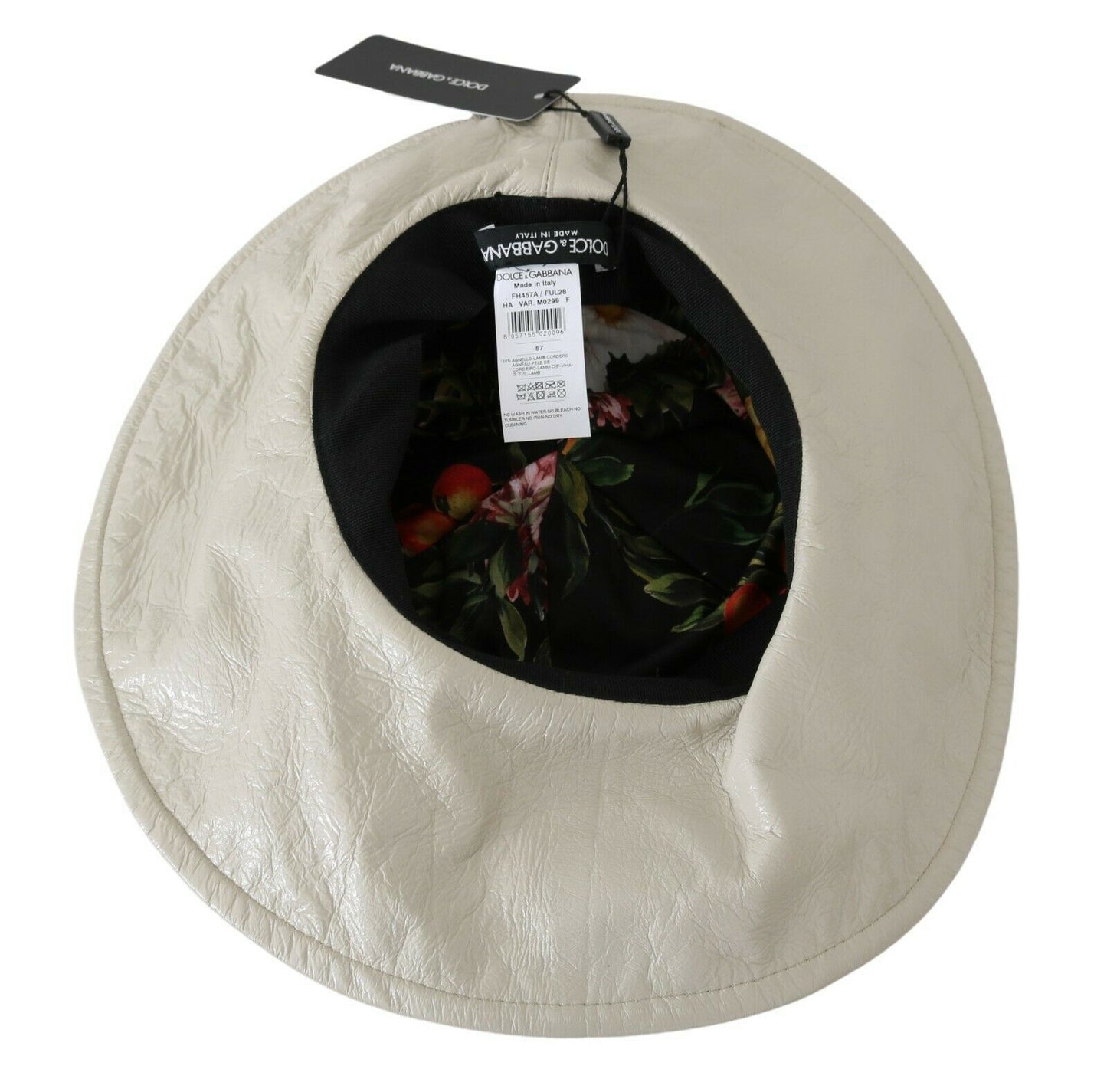 Dolce & Gabbana Elegant Beige Panama Cap - Timeless Fashion Accessory Dolce & Gabbana