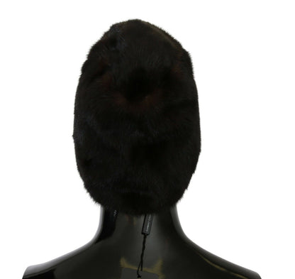 Dolce & Gabbana Elegant Black Silk Beanie - Chic Autumn/Winter Accessory Dolce & Gabbana