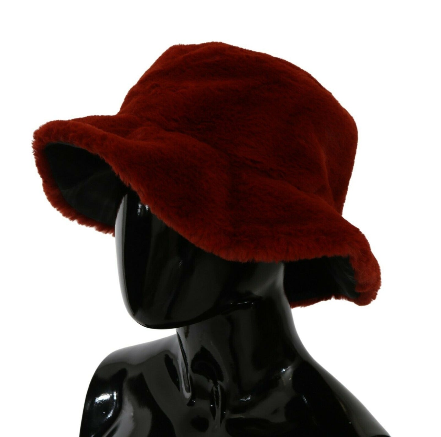 Dolce & Gabbana Elegant Red Bucket Cap with Logo Detailing Dolce & Gabbana