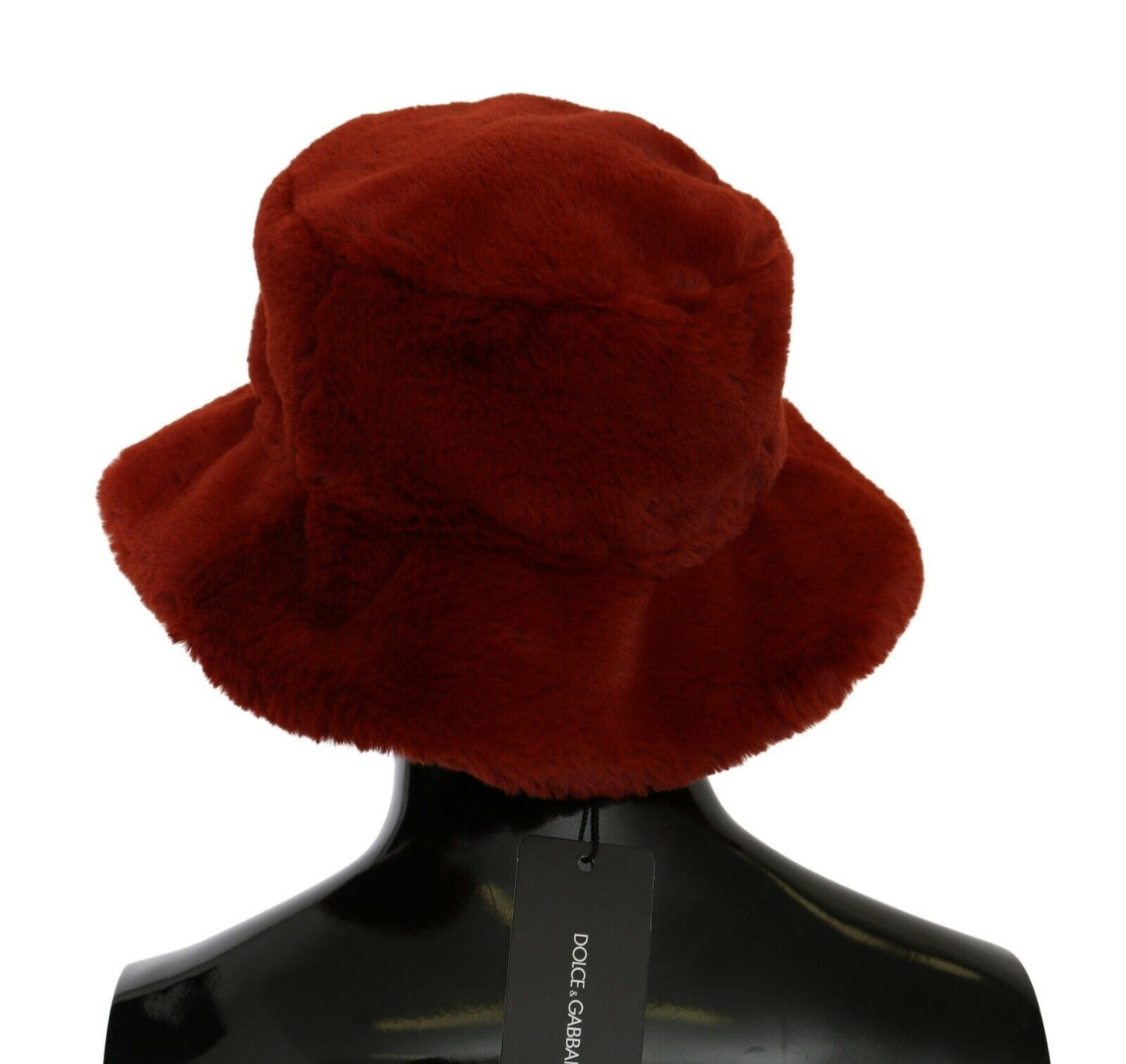 Dolce & Gabbana Elegant Red Bucket Cap with Logo Detailing Dolce & Gabbana