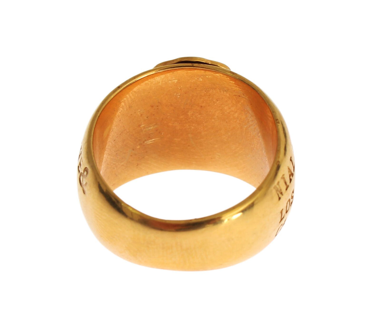 Nialaya Glamorous Gold-Plated Sterling Silver Ring Nialaya