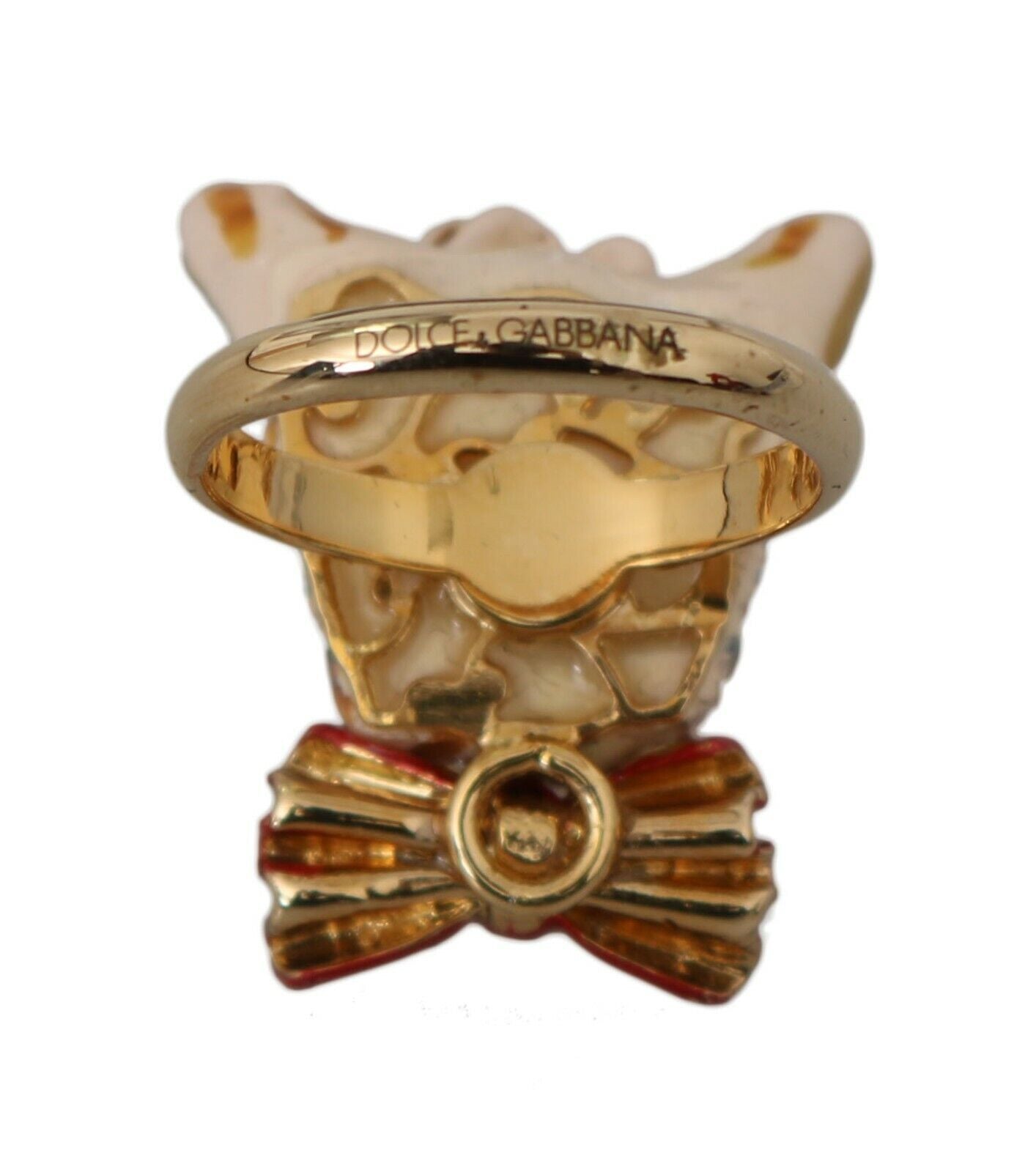 Dolce & Gabbana Elegant Canine Charm Women's Ring Dolce & Gabbana