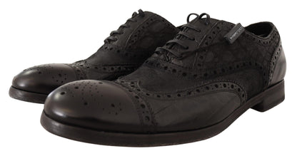 Dolce & Gabbana Exotic Leather Brogue Derby Dress Shoes Dolce & Gabbana