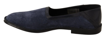 Dolce & Gabbana Elegant Perforated Leather Loafers Dolce & Gabbana