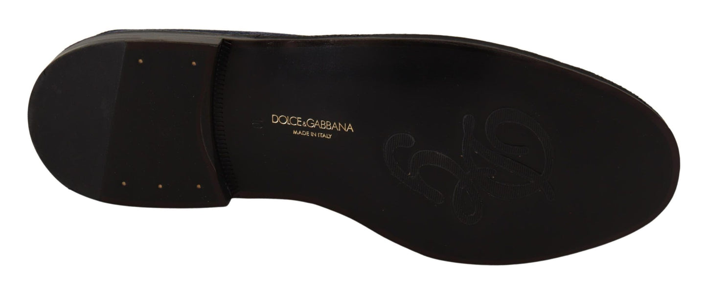 Dolce & Gabbana Elegant Perforated Leather Loafers Dolce & Gabbana