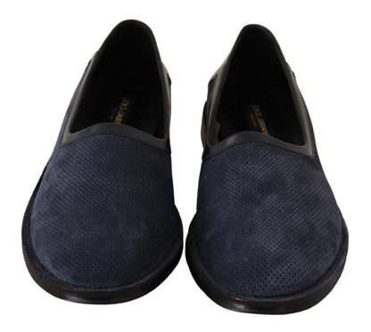 Dolce & Gabbana Elegant Perforated Leather Loafers Dolce & Gabbana