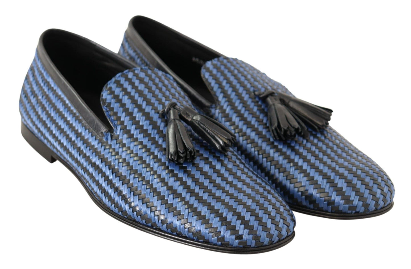 Dolce & Gabbana Elegant Woven Leather Loafers Dolce & Gabbana