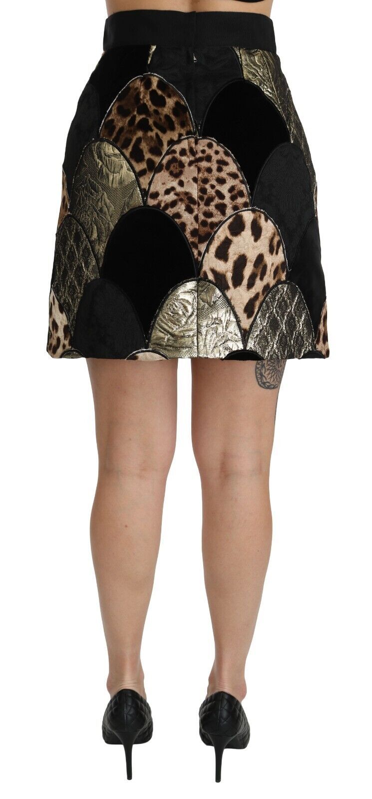 Dolce & Gabbana High-Waisted Leopard Print Skirt Dolce & Gabbana