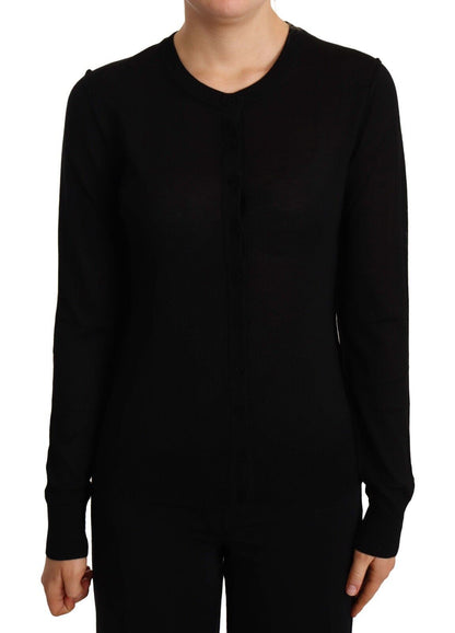 Dolce & Gabbana Elegant Crewneck Virgin Wool Sweater Dolce & Gabbana