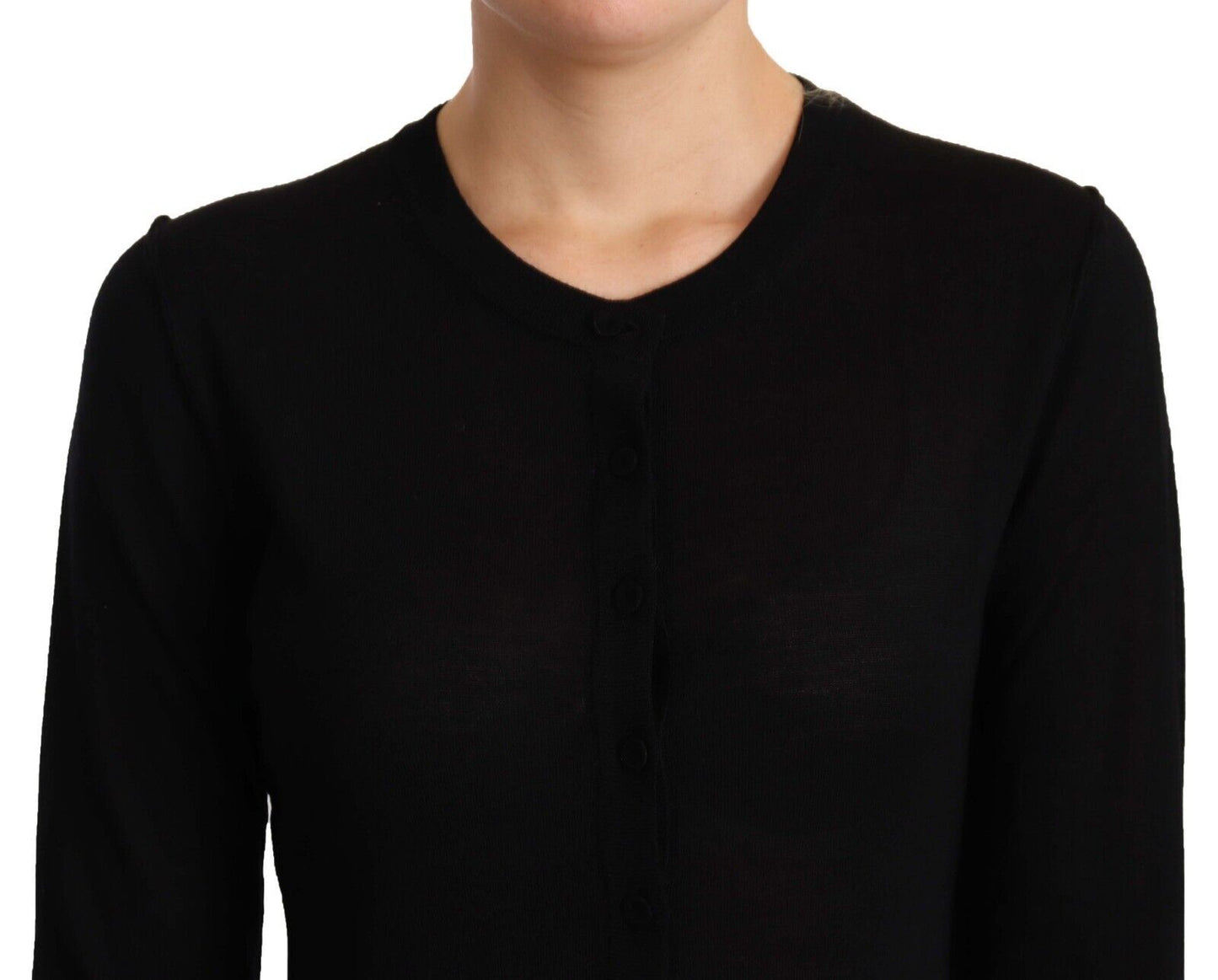 Dolce & Gabbana Elegant Crewneck Virgin Wool Sweater Dolce & Gabbana