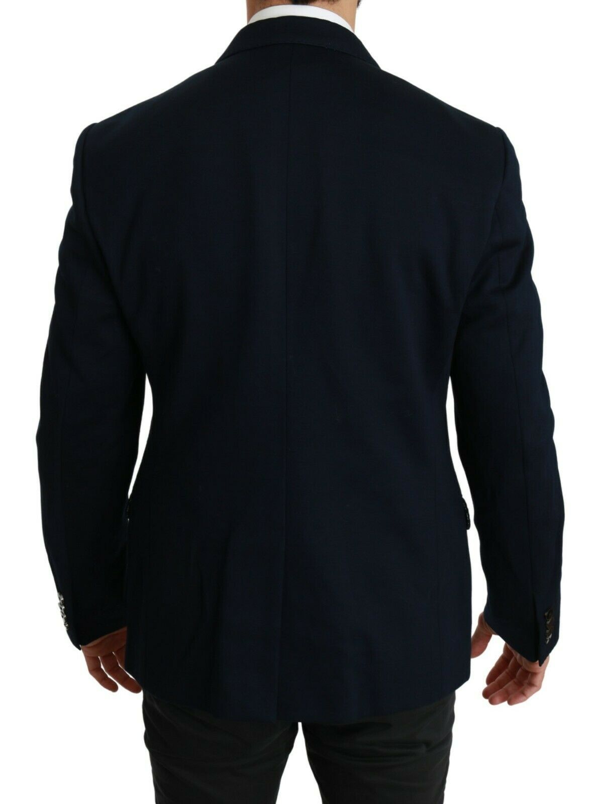 Dolce & Gabbana Elegant Slim Fit Dark Blue Men's Blazer Dolce & Gabbana