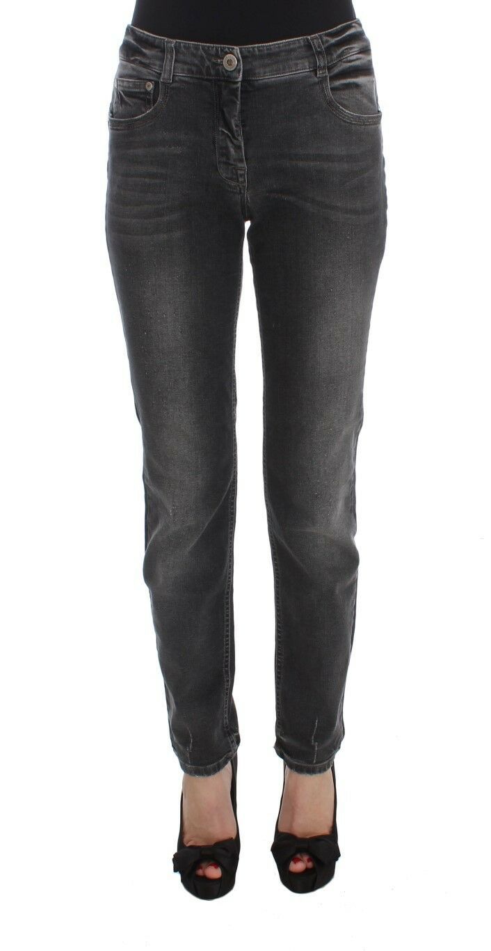 Ermanno Scervino Elegant Gray Regular Fit Jeans Ermanno Scervino