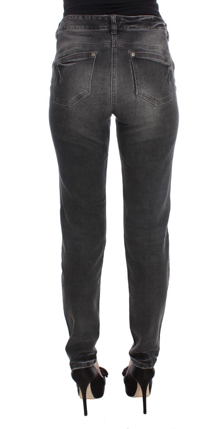 Ermanno Scervino Elegant Gray Regular Fit Jeans Ermanno Scervino