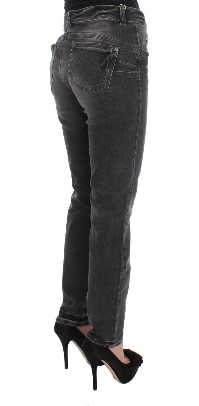 Ermanno Scervino Elegant Gray Regular Fit Jeans Ermanno Scervino