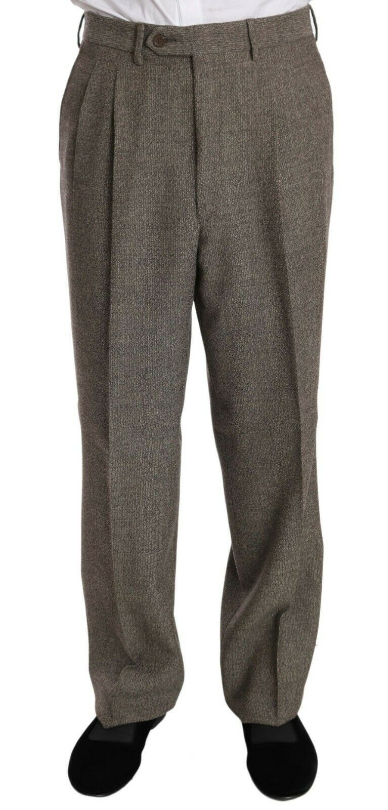 Fendi Elegant Light Brown Wool Men's Suit Fendi