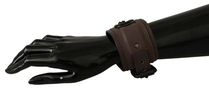 Scervino Street Elegant Unisex Leather Bracelet Scervino Street