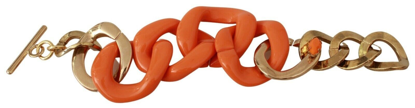 Ermanno Scervino Orange Statement Bracelet Ermanno Scervino