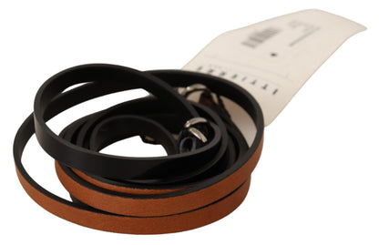 Costume National Elegant Brown Leather Fashion Belt Costume National