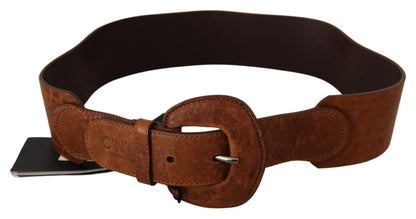 Costume National Elegant Brown Leather Fashion Belt Costume National