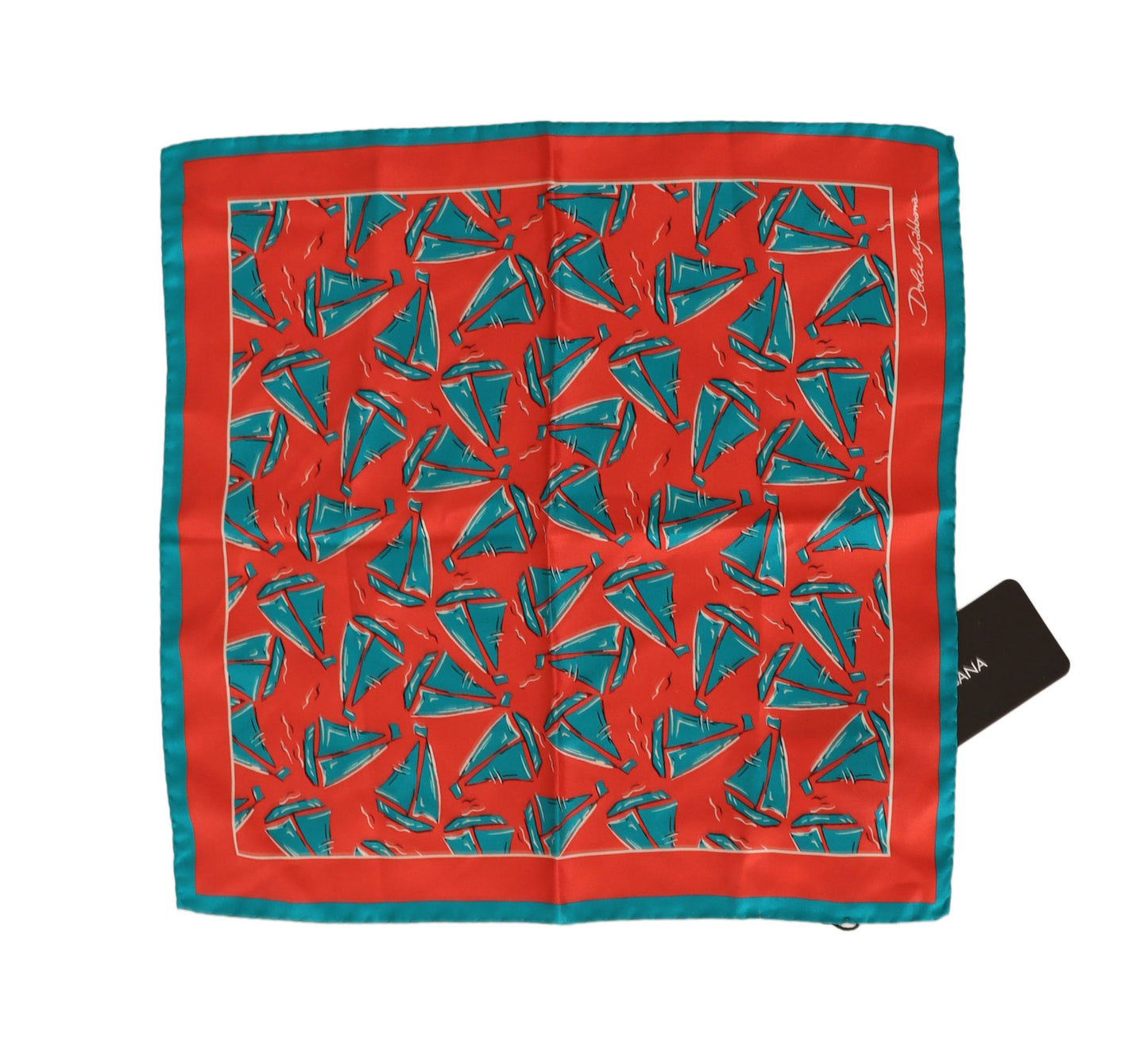 Dolce & Gabbana Sunset Marina Silk Pocket Square Dolce & Gabbana