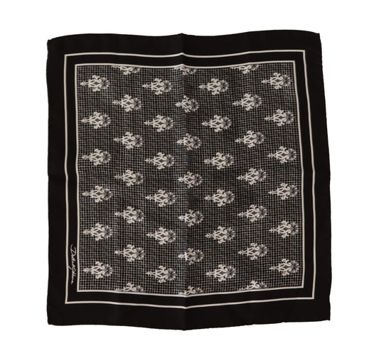 Dolce & Gabbana Elegant Silk Pocket Square Handkerchief Dolce & Gabbana