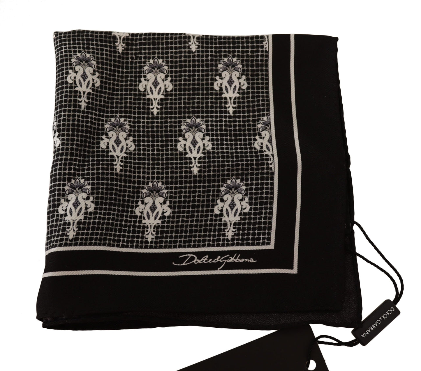 Dolce & Gabbana Elegant Silk Pocket Square Handkerchief Dolce & Gabbana