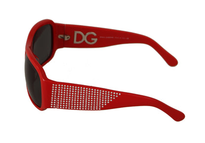 Dolce & Gabbana Swarovski Stone Embellished Red Sunglasses Dolce & Gabbana