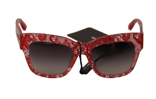 Dolce & Gabbana Elegant Sicilian Lace Insert Sunglasses Dolce & Gabbana