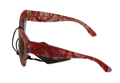 Dolce & Gabbana Elegant Sicilian Lace Insert Sunglasses Dolce & Gabbana