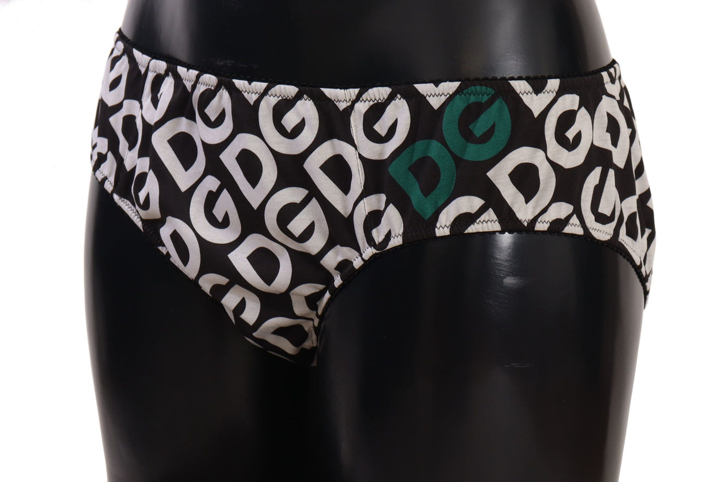 Dolce & Gabbana Chic Black & White DG Logo Print Bottoms Dolce & Gabbana