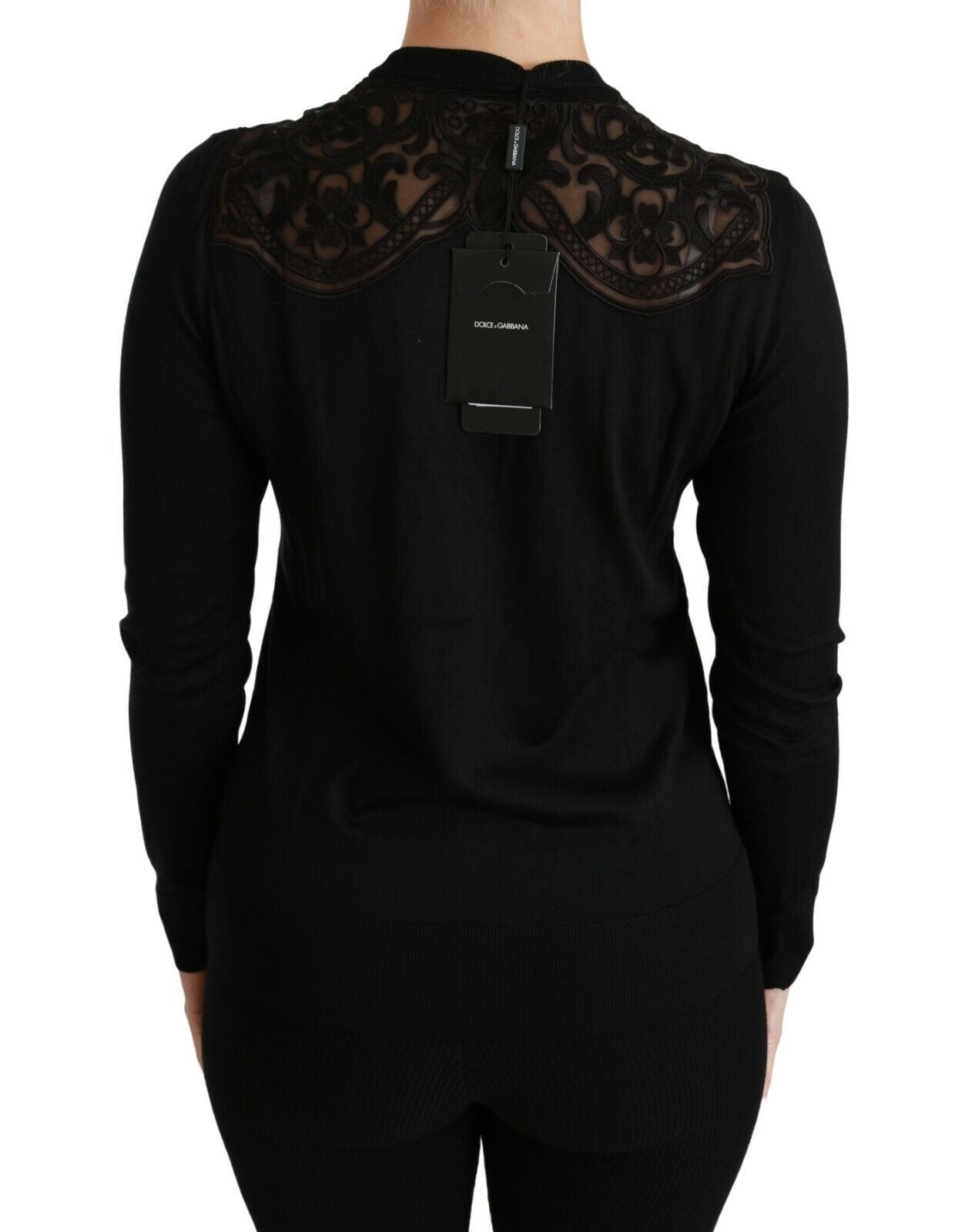 Dolce & Gabbana Alluring Silk Blend Lace Cardigan Dolce & Gabbana