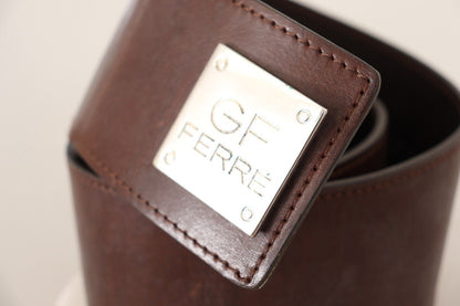 GF Ferre Elegant Genuine Leather Fashion Belt - Chic Brown GF Ferre