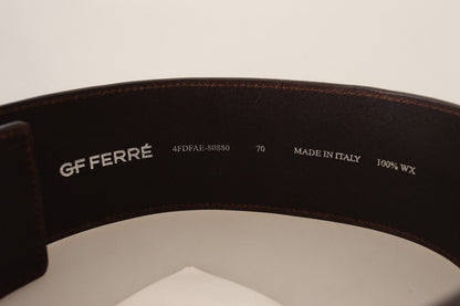 GF Ferre Elegant Genuine Leather Fashion Belt - Chic Brown GF Ferre