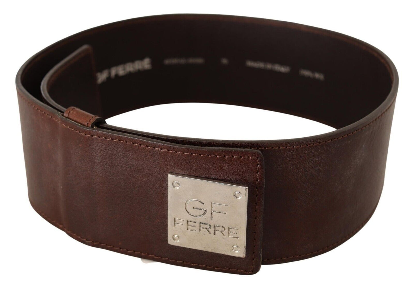 GF Ferre Elegant Genuine Leather Fashion Belt - Chic Brown GF Ferre