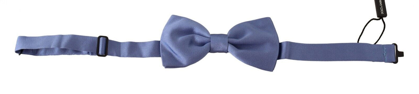 Dolce & Gabbana Elegant Purple Silk Bow Tie Dolce & Gabbana