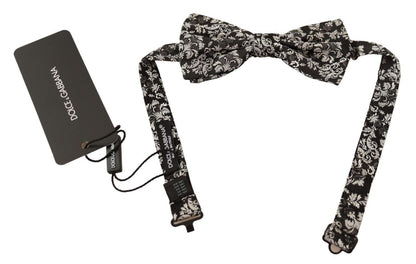 Dolce & Gabbana Floral Silk Bow Tie Luxe Dolce & Gabbana