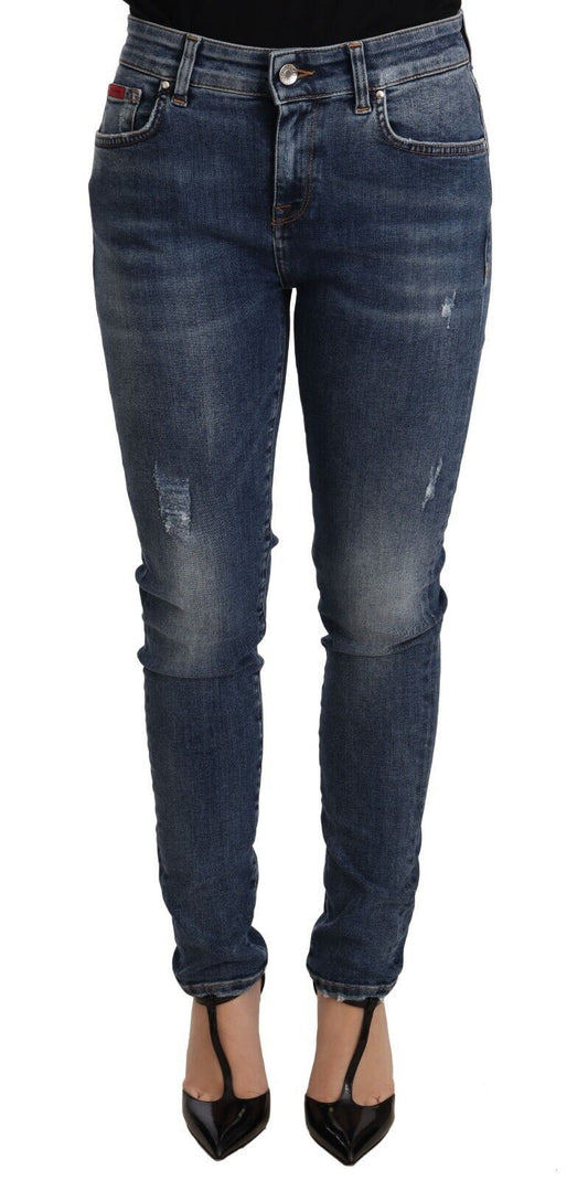 Dolce & Gabbana Elegant Slim-Fit Distressed Skinny Jeans Dolce & Gabbana