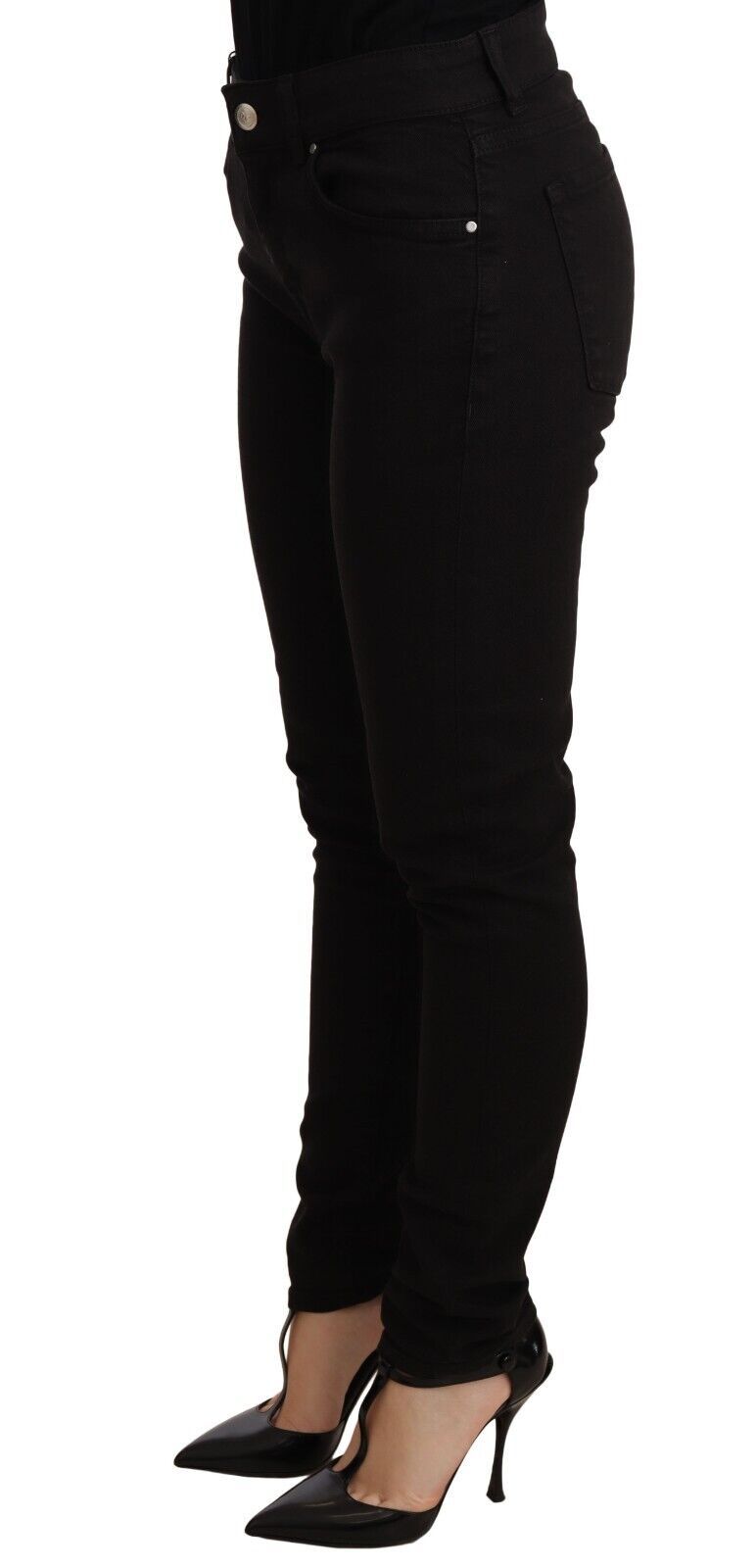 Dolce & Gabbana Elegant Slim-Fit Black Skinny Jeans Dolce & Gabbana