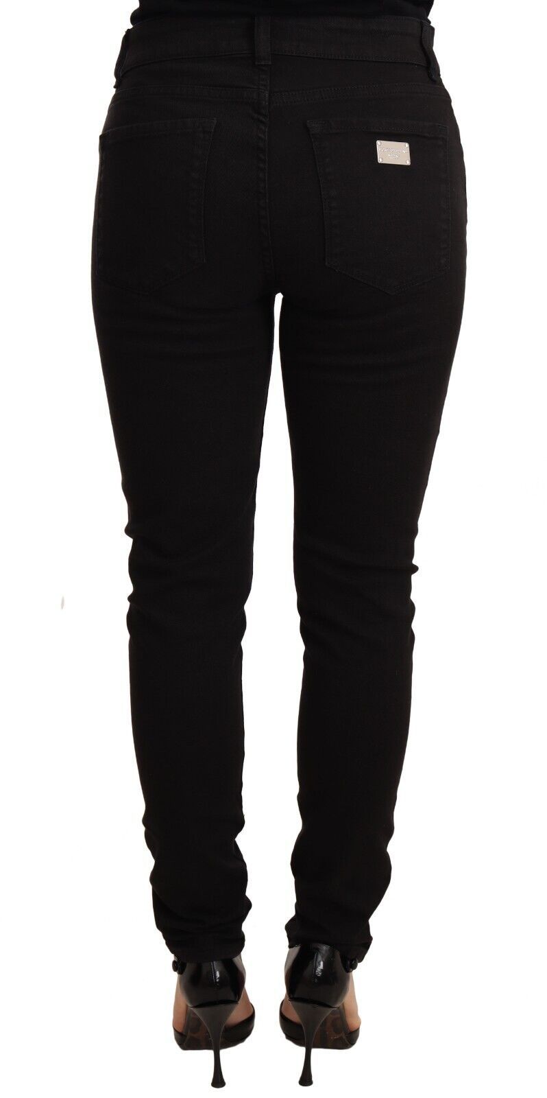 Dolce & Gabbana Elegant Slim-Fit Black Skinny Jeans Dolce & Gabbana