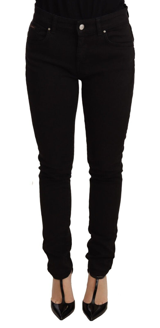 Dolce & Gabbana Elegant Slim-Fit Black Skinny Jeans Dolce & Gabbana