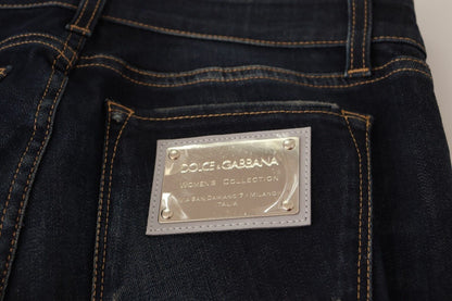 Dolce & Gabbana Chic Blue Slim Skinny Jeans Dolce & Gabbana