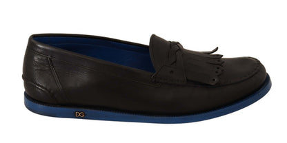 Dolce & Gabbana Italian Luxury Leather Tassel Loafers Dolce & Gabbana