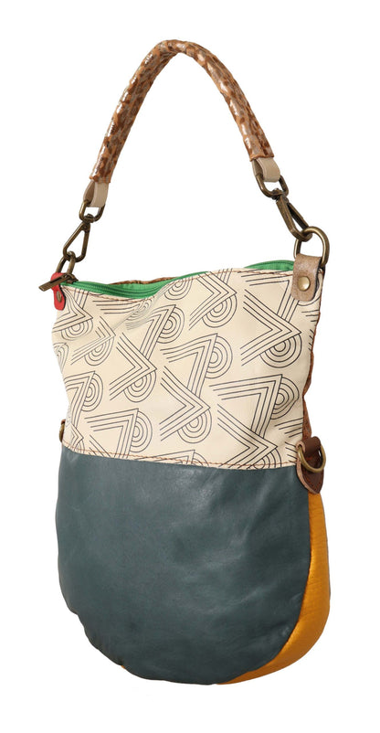 EBARRITO Chic Multicolor Leather Shoulder Bag EBARRITO