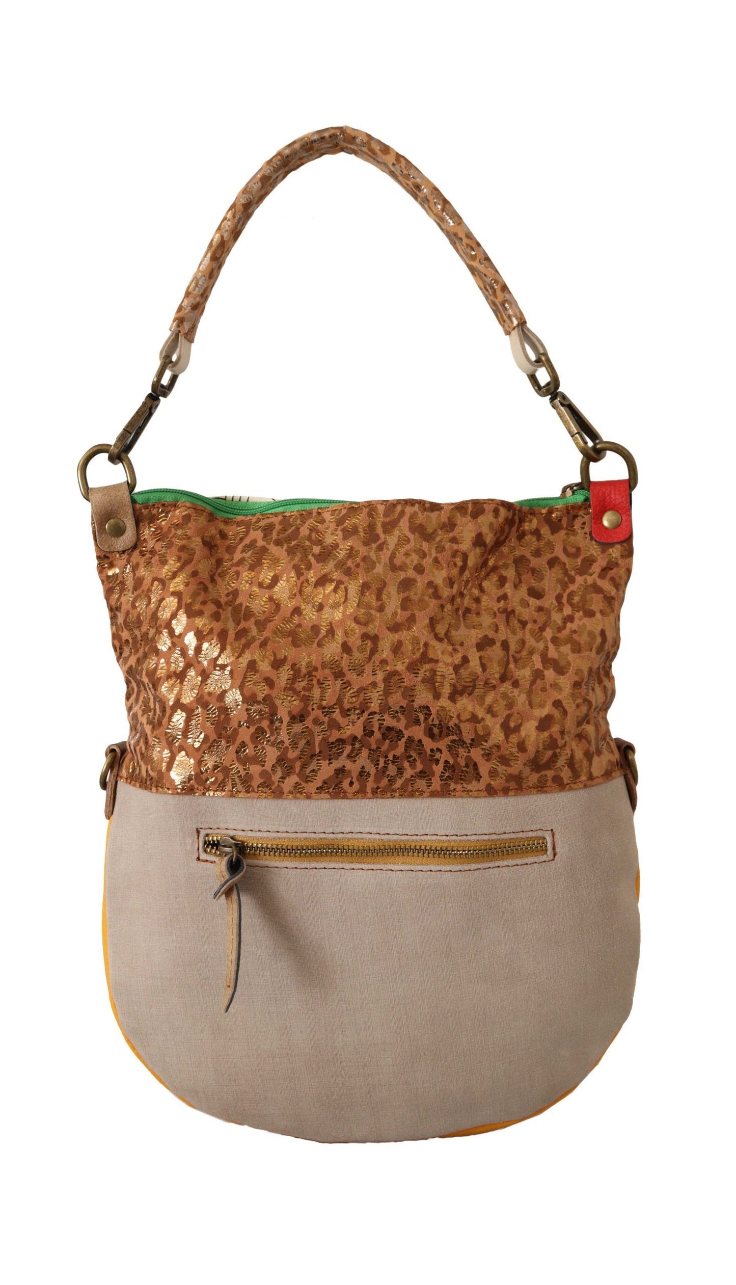 EBARRITO Chic Multicolor Leather Shoulder Bag EBARRITO