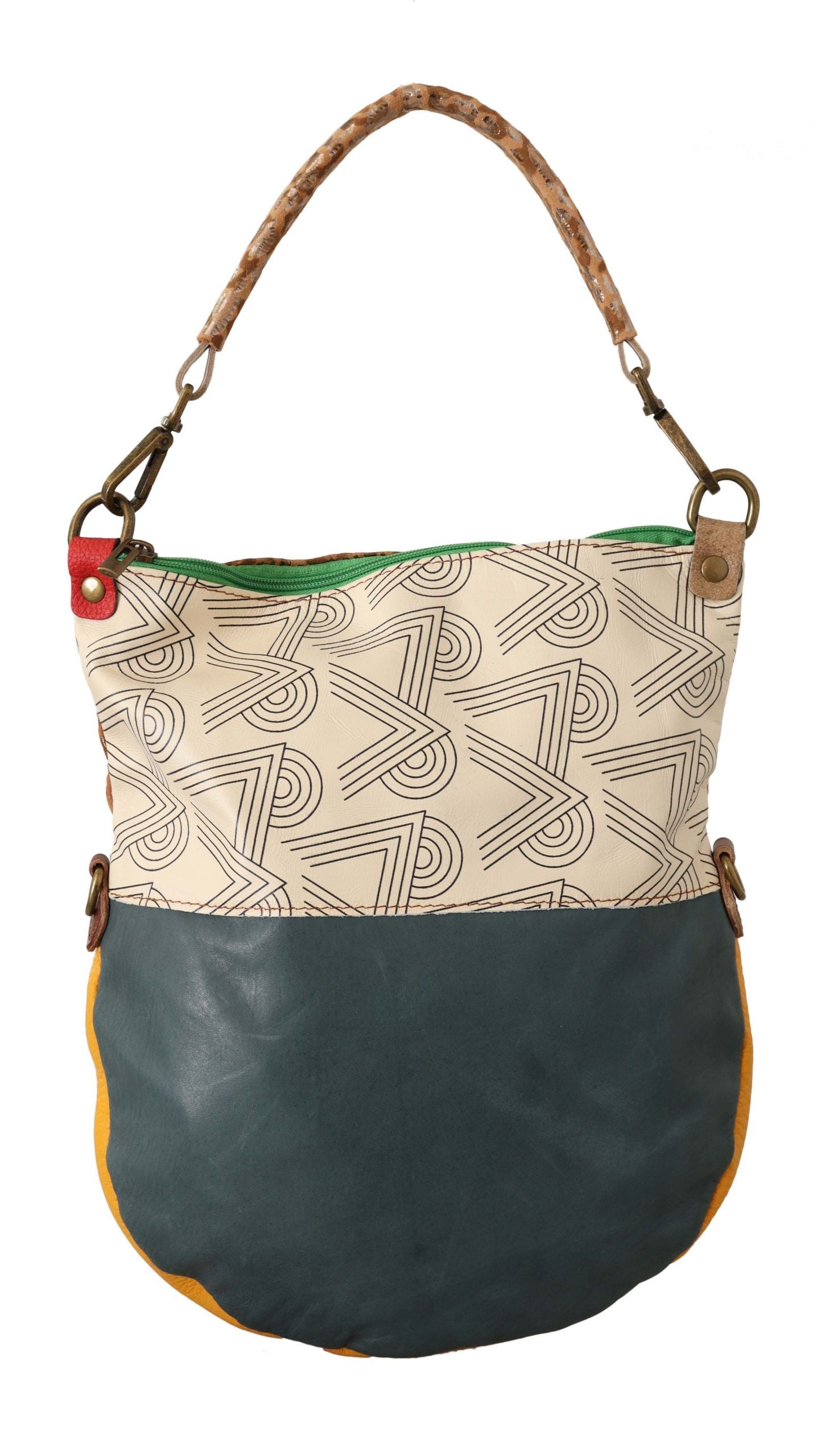 EBARRITO Chic Multicolor Leather Shoulder Bag EBARRITO